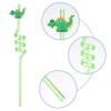 Drinking Decor Temporaty Straw Dino Theme Cartoon Pattern Dinosaur Reusable Straws Straws-Plastic
