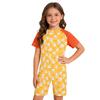 Mono Adorable Estampado Adaptativo para Niños con Necesidades Especiales Cuello Redondo Manga Corta Anti-rozaduras