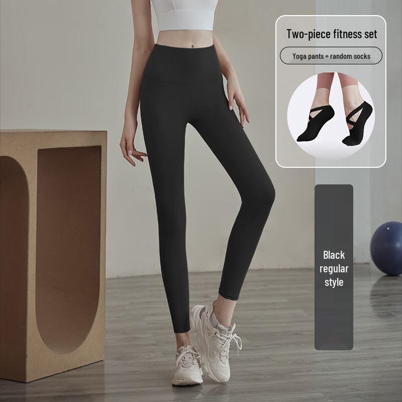 Youyou Women s High-Waisted Yoga & Sport Leggings Set S