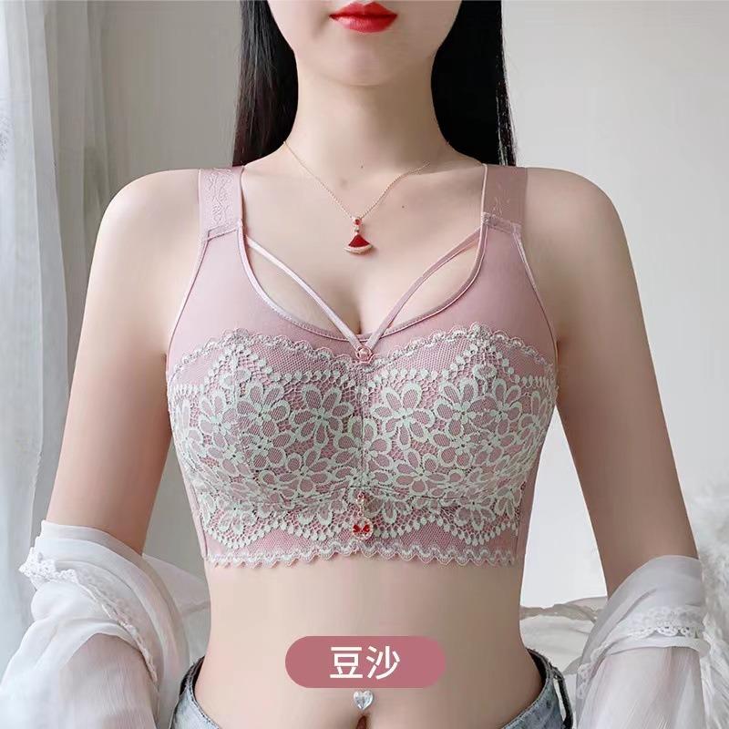 Women S No Underwire Push Up Bra Minimize Large Bust Supportive Bralette