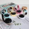 Compact Airbag Hair Comb & Makeup Mirror for Girls - Air Cushion Head Massage