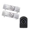 Yaoperfor Courtesy Light, HD Fade-Resistant Curtain Lamp, LED Logo Projection, Compatible with Nissan Elgrand E52 Series Elgrand Door Welcome Light