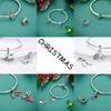Copper Christmas Charms For Original Bracelet Women Pendant Gift Christmas Tree Santa Claus Snowman Beads Dangle