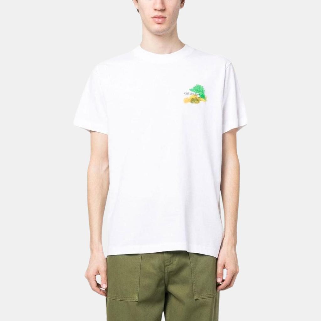 OFF WHITE SS23 T Shirt Men's White OMAA027S23JER0040184