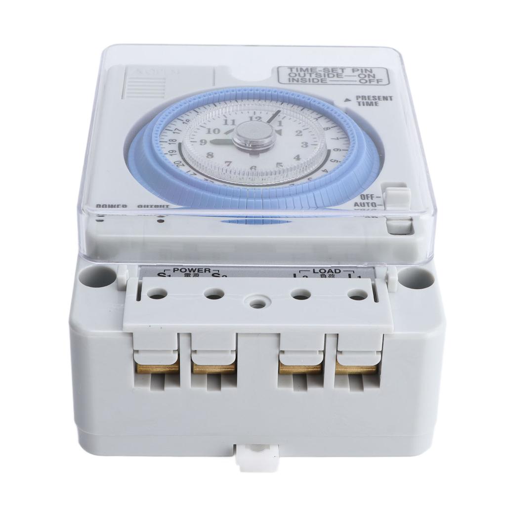 Timer Switch Mechanical Time Switch for Household Time Control Electronic Equipment Supplies 100V‑240V TB388