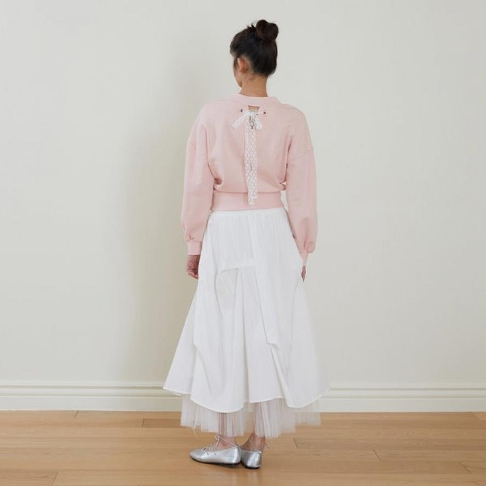 EGOIST Unbalanced Layered Banding Skirt Es2osk03