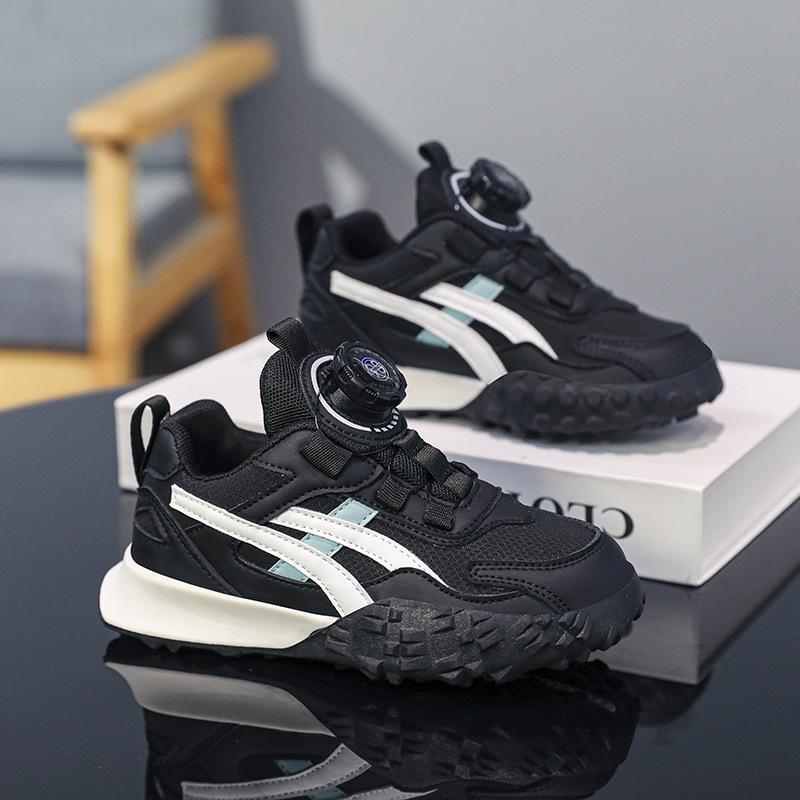 

Boys shoes winter 2024 new children s Forrest Gump sneakers breathable and lightweight older children boys running shoes students 27 чёрный