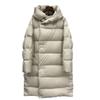Womens Long Winter Down Coat With Hood Thick Warm Duck Jacket Oversized Loose Fit Daily Wear