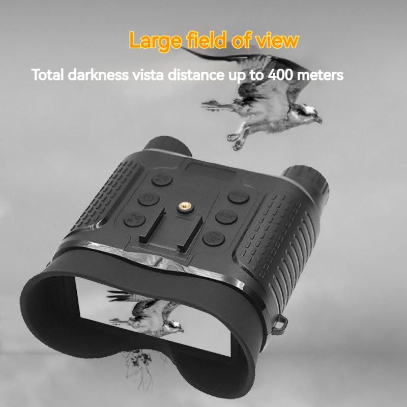 Outdoor Night Wearing Night Vision Telescope High-definition Digital Binocular Large Screen Infrared Helmet Night Vision Instrument