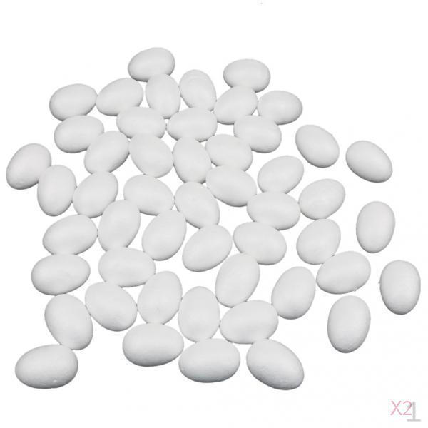 

200x 20мм Свадебный декор Моделирование Поделка Твердое Пенополистирольное Яйцо