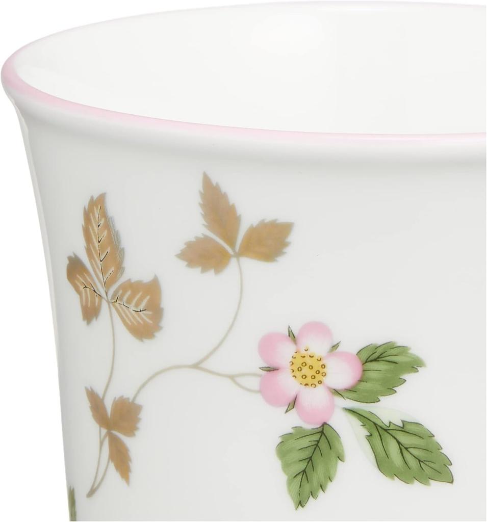 Wedgwood Wild Strawberry Casual Official Gift Christmas Wedding Housewarming Officially Imported Mug, 300ml, Pink, Wrapping, Gift, Gift, Gift,