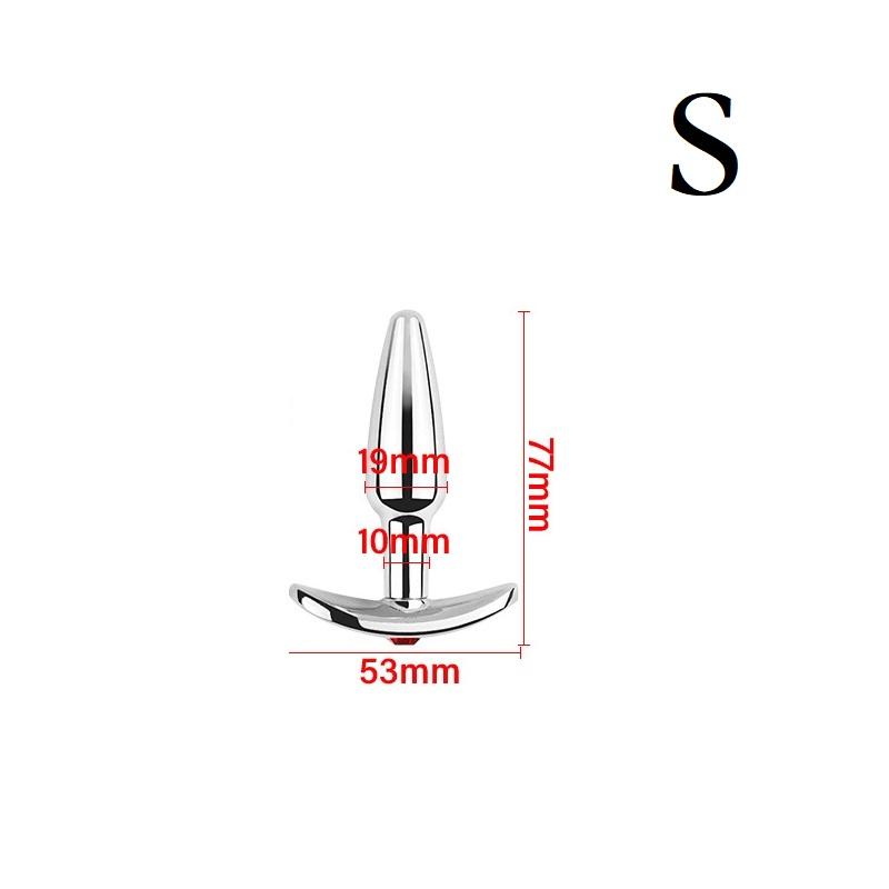 Conjunto de plugue anal de contas de metal pequeno grande plugue anal vestível joias dilatador dildo massageador de próstata brinquedo sexual homem mulher loja