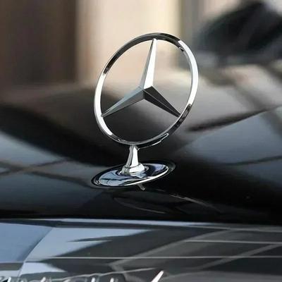 1Pcs Car Star Logo Hood Badge Front Metal EmblemFor Mercedes Benz Maybach C E S Class W204 W205 W212 W213 W211 W220 W222 W223