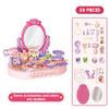 Toys DIY Play House Toy Simulated Dressing Table Table and Stickers Children'sPretending Makeup for New Year Gifts Kids Girls