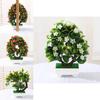 Artificial Lily Plant Indoor Decor With Plastic Material For Home Garden Display