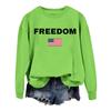Women's Fashionable Casual Round Neck Loose Printed Long Sleeved Sweatshirt
