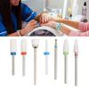 7Pcs Nail Drill Bits Accurate Clear Operation Professional Nail Grinder Bits for Cleaning Shaping Cutting