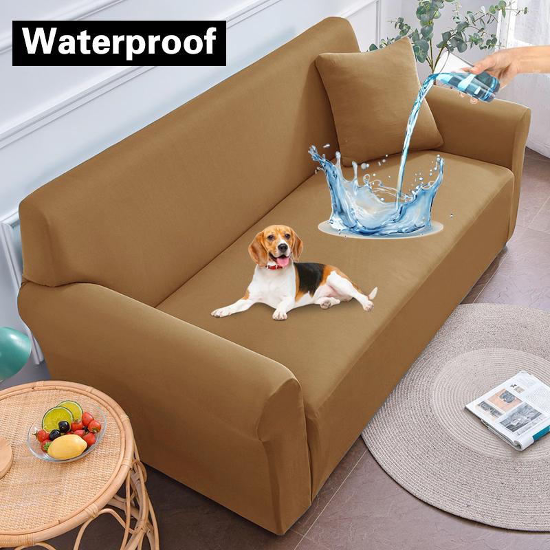 Water-Resistant Sofa Protector Elastic Sofa Cover Adjustable Armchair Couch Cover Corner Sofa Slipcover Furniture Protector 1Pc