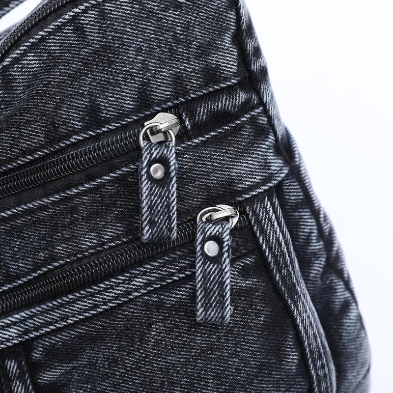 Denim Bag Women's Large Capacity Shoulder Bag Middle-aged And Elderly Mother Bag