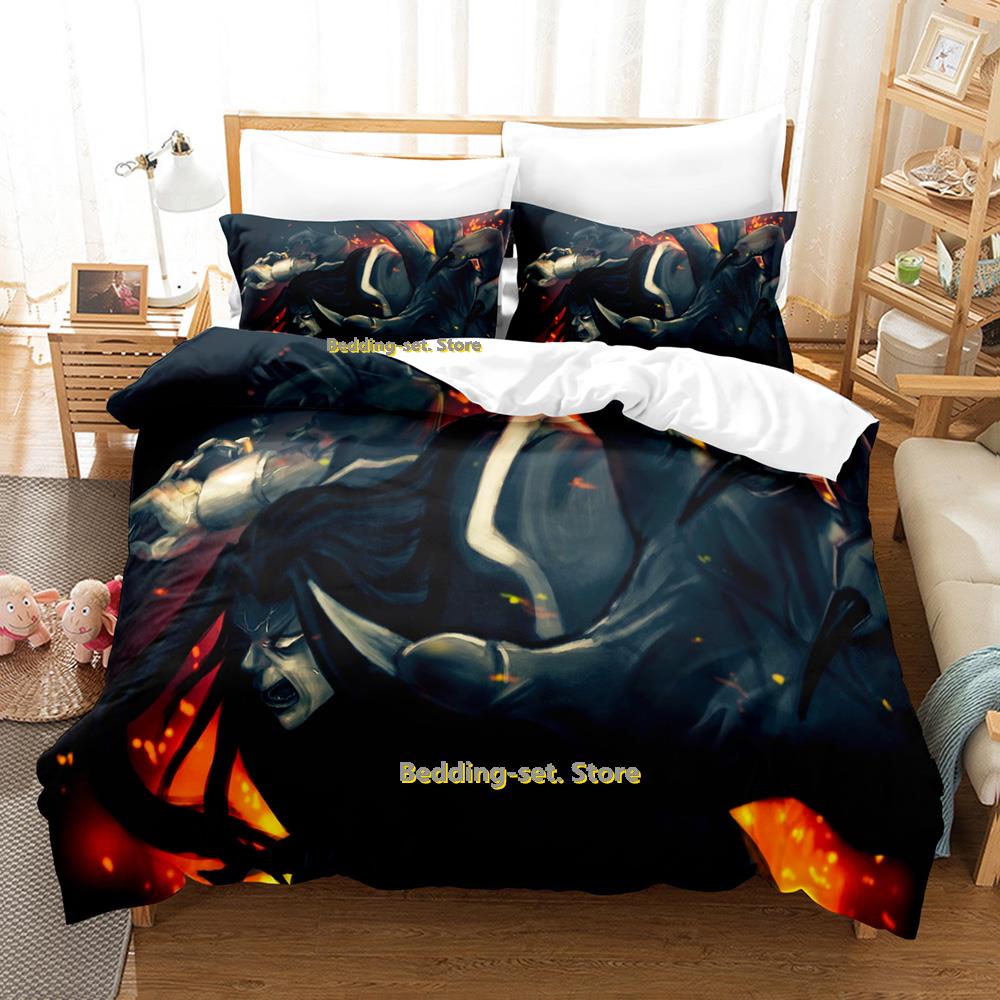Comforter New Mo Dao Zu Shi The Grandmaster Of Demonic Cultivation Bedding Set Anime Three-Piece Set Adult Kid Bedroom Duvet Sets