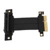 Graphics Card Extension Cable Gen 4 GPU PCIE 4.0 X4 Riser Cable 8GB S 90 Degree for M.2 WiFi USB Sound Card SSD