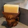 Hochlandkuh Schwammhalter 3D-gedruckt mit integriertem Ablauf Hält Schwämme trocken Niedliches Kuhdesign Lustiges praktisches Küchenzubehör Geschenk