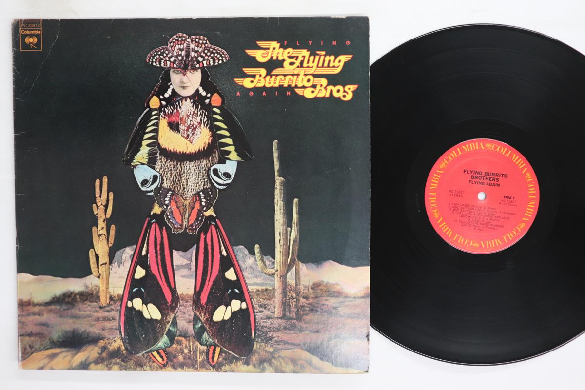 LP Record FLYING BURRITO BROS  Flying Again PC33817 Columbia 1975 US Rock Used