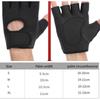 Half finger gym sports gloves weight lifting fitness outdoor sports gloves cycling breathable shock absorption workout gloves