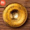 Hi Ceramic Gold Glaze Kung Fu Master Cup Porcelain Small Tea Bowl Handmade Office Teacups Water Mug Drinkware