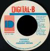 7inch Record PRESIDENT BROWN  Parable  Version DB038 Digital B 1996 Jamaica Reggae Ska  Dub Used