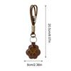 Fashion Leather Pet Hair Keychain Paw Shape Decoration Cat Fur Storage Pendant Refillable Charm Cat Paw Key Chains Bag Accessory