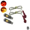 2PCS Motorcycle T15 Turn Signal 12V Dual Color High Brightness ABS Width Indicator 2835 16smd W5W Tail Bulb For Driving R8A2
