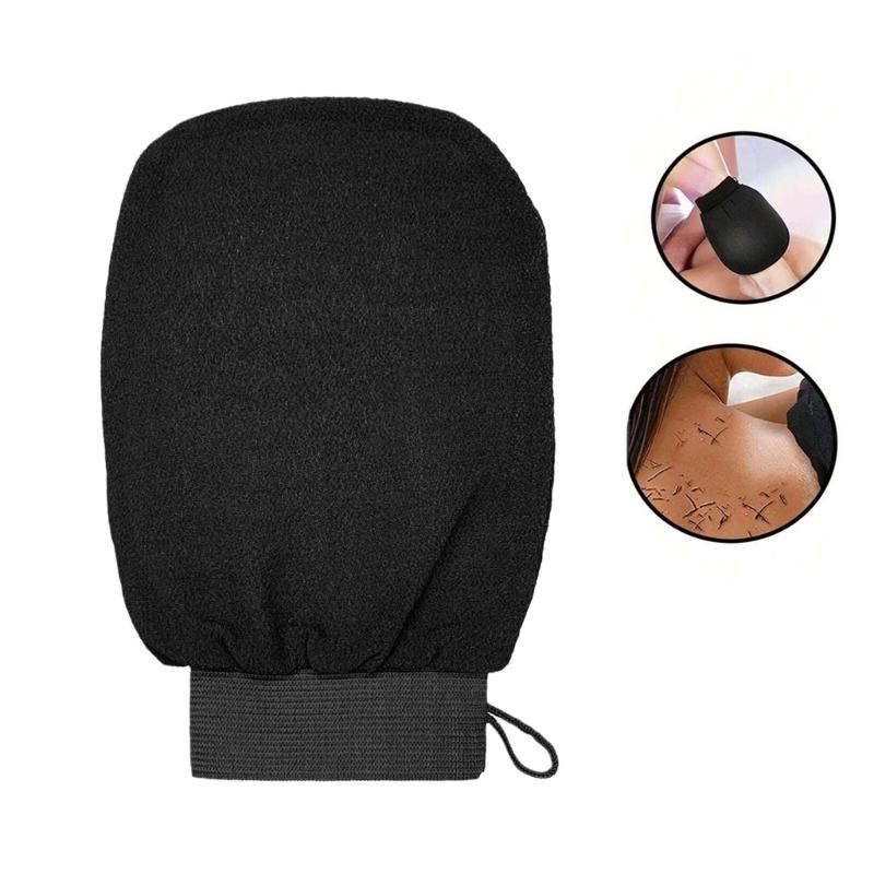 2Pcs Exfoliating Gloves Body And Face Portable Scrub Massage Gloves Ergonomic Hamam Gloves for Shower Bath