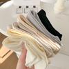 Bamboo Fiber Socks Stack Socks Thin Solid Color Mid-Leg Socks Cotton Stockings Style Summer