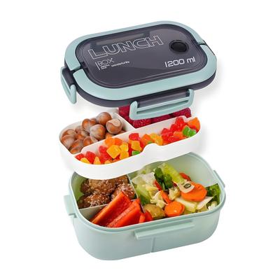 IOLOYU Lunch Stor Kapacitet Lämplig för Grundskola Gymnasium Mat Lätt att Lufta Inkluderar Enkel Integrerad Packning [BPA-fri Högkvalitativ
