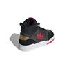 adidas Originals Drop Step Casual Abrasion Resistant High Top Kids' Skateboarding Shoes Black Gray GY2027