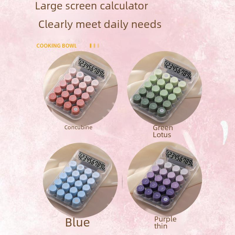 Gradient Color Scientific Calculator Transparent Students Test Office Daily Use