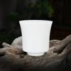 Chaxun Engraved White Porcelain Gongfu Master Teacup 110ml