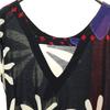 Desigual Floral French sleeve Cut S black Women Used