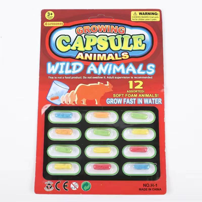 Children's Expanding Dinosaur and Marine Life Sponge Capsule Toy