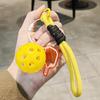 Pickleball Themed Lanyard Clip & Keychain Ornament Set