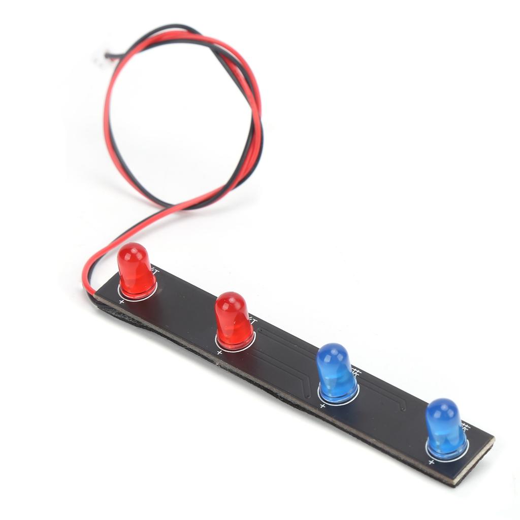 RC Car Roof Light Bar Headlight with Red Blue LED for WLtoys 12428 112 Scale RC Car Parts
