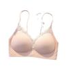 Reggiseno Push-Up Senza Cuciture da Donna - Supporto Invisibile, Scollo a Incrocio sul Collo, Spalline Sottili, Senza Ferretto, Aumento del Seno Piccolo