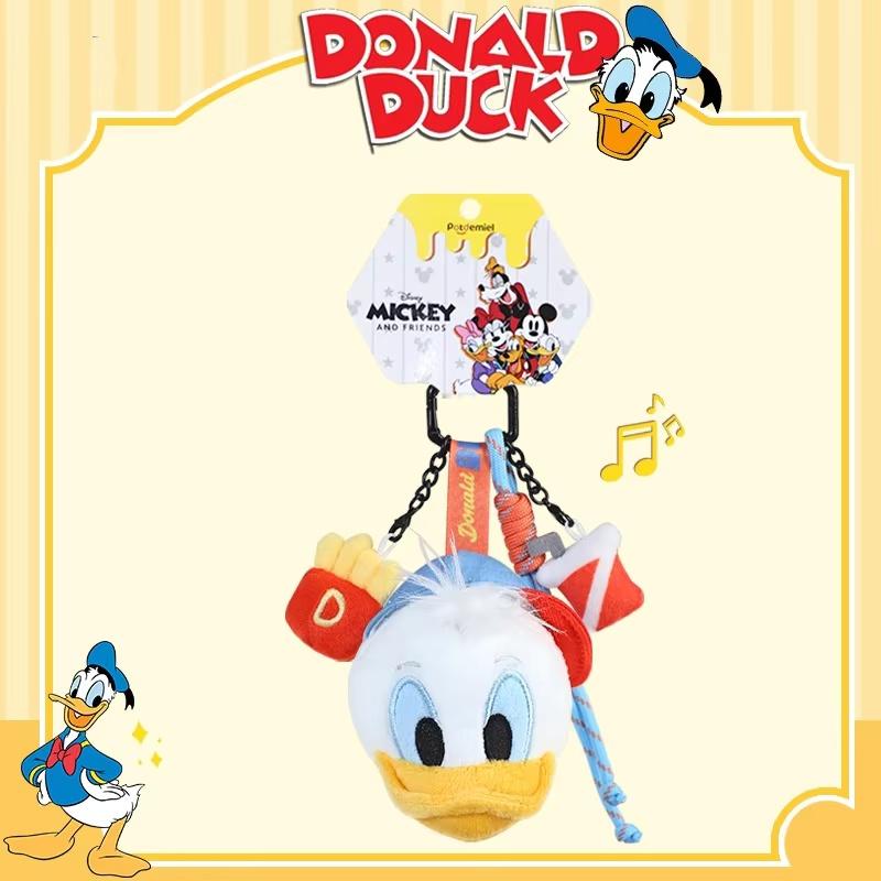 Classic Anime Small Pendants Plush Keychains Micky Mouse Dolls Stuffed Animals Christmas Birthday Gifts For Kids