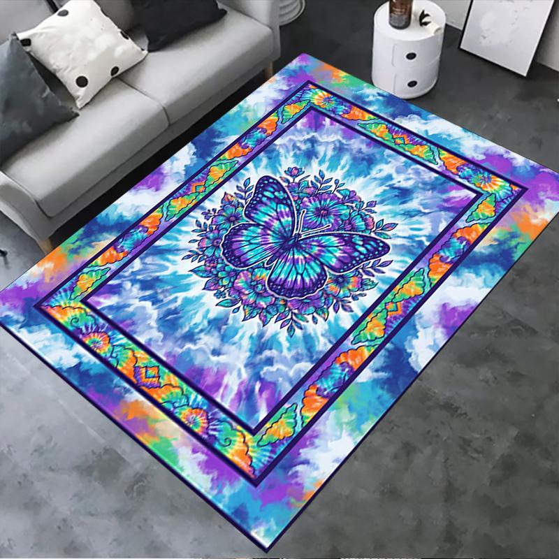 

2025 New Butterfly Decoration Carpet Rug for Living Room Bedroom Home Sofa Decoration,Kids play Non-slip Floor Mat38 40x60cm( 15x23in )