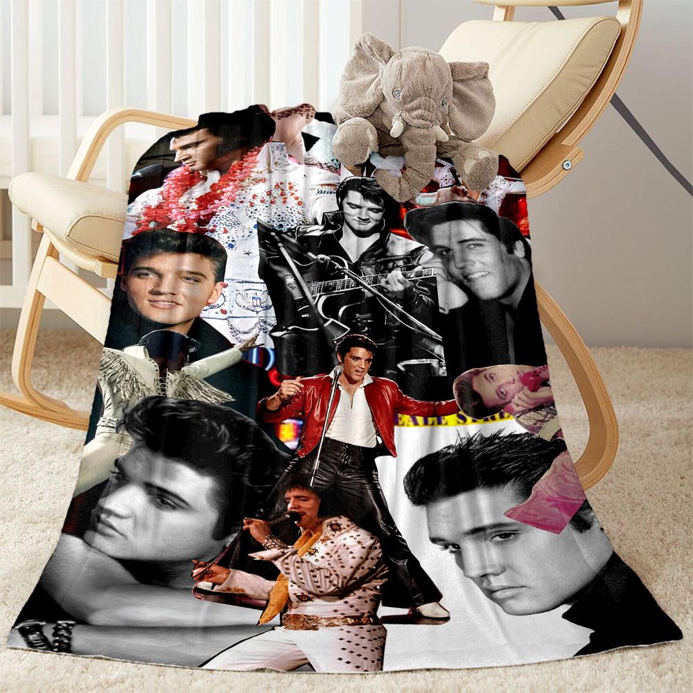 Elvis Decke Ultraweich Perfekt für Bett Couch Bettwäsche Für Alle Jahreszeiten Moderner Stil Perfektes Geschenk für Verwandte und Freunde