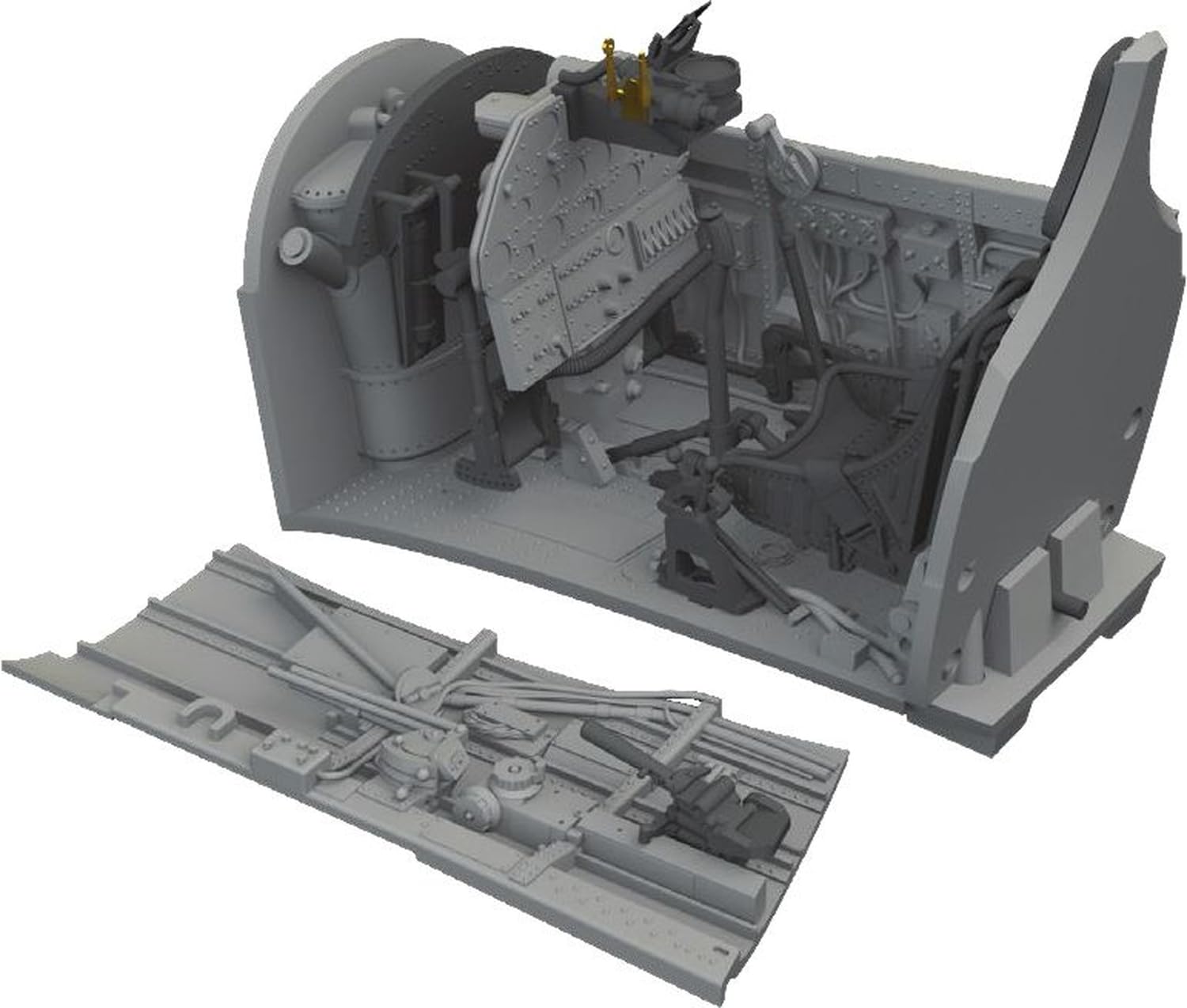 

Eduard Cockpit Plastic Model Parts EDU6481096 1/48 P-40E (for Eduard) (Airplane)