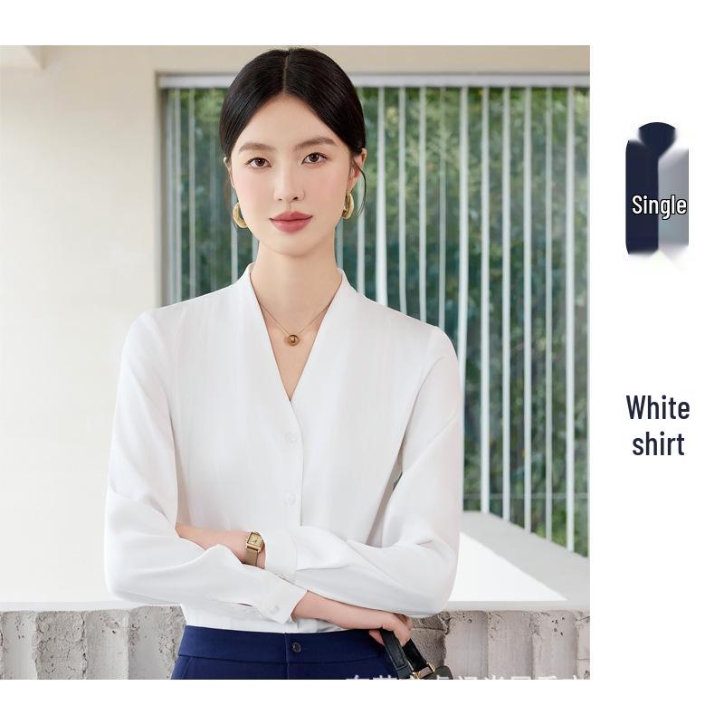 Women's Double-Breasted Suit Set: Simple & Polished Long Sleeve Blazer for Autumn/Winter 2025 Professional Commute Workwear.