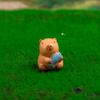 Miniature Cartoon Capybara Model Figurine Desk Garden Landscape Ornament Resin Craft Home Office Decor Car Desktop Decor Gifts