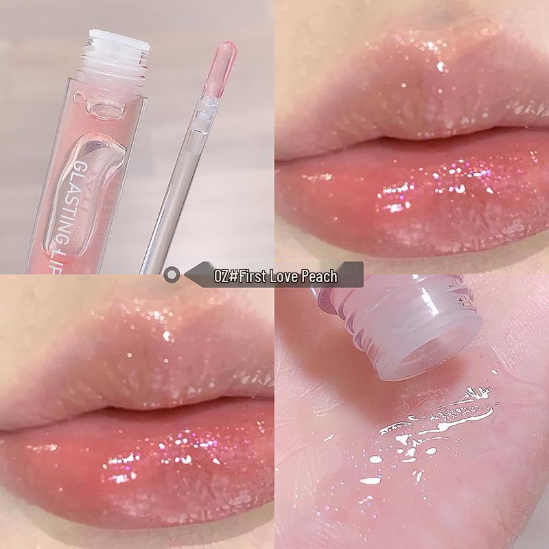 Li Jiaqi Moisturizing Lip Oil: Transparent Water-Light Gloss with Mirror Finish for Plumping, Moisturizing Glass-Like Lip Color